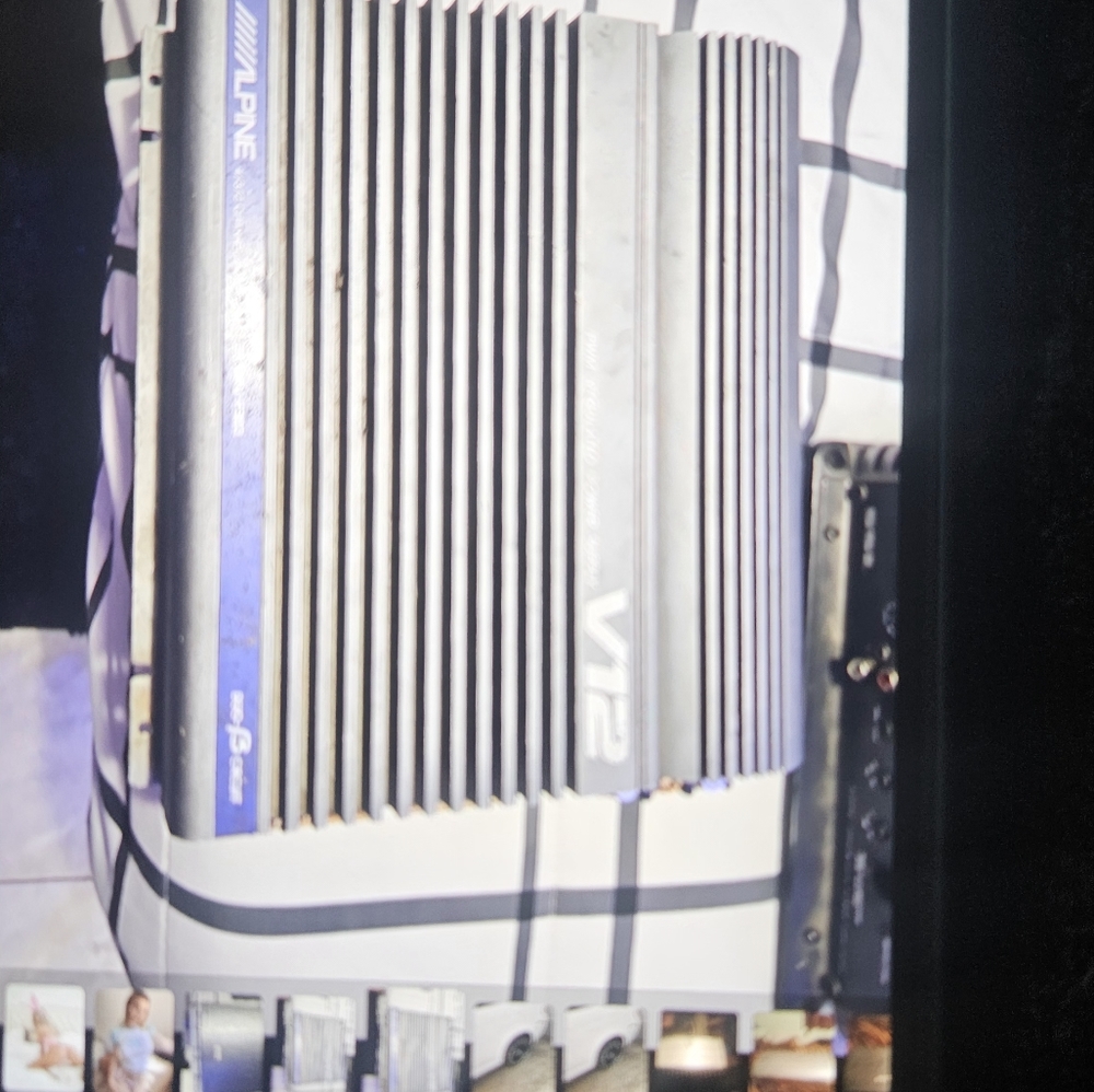 Alpine V12 4 channel amp
